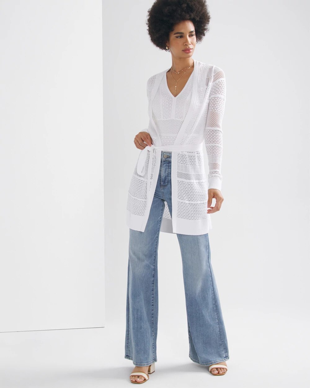 Pointelle Cardigan - image 1