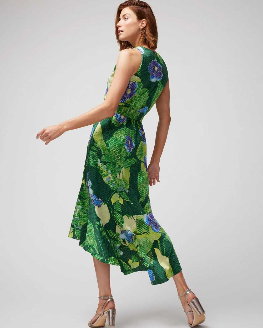 Sleeveless Halter Maxi Dress