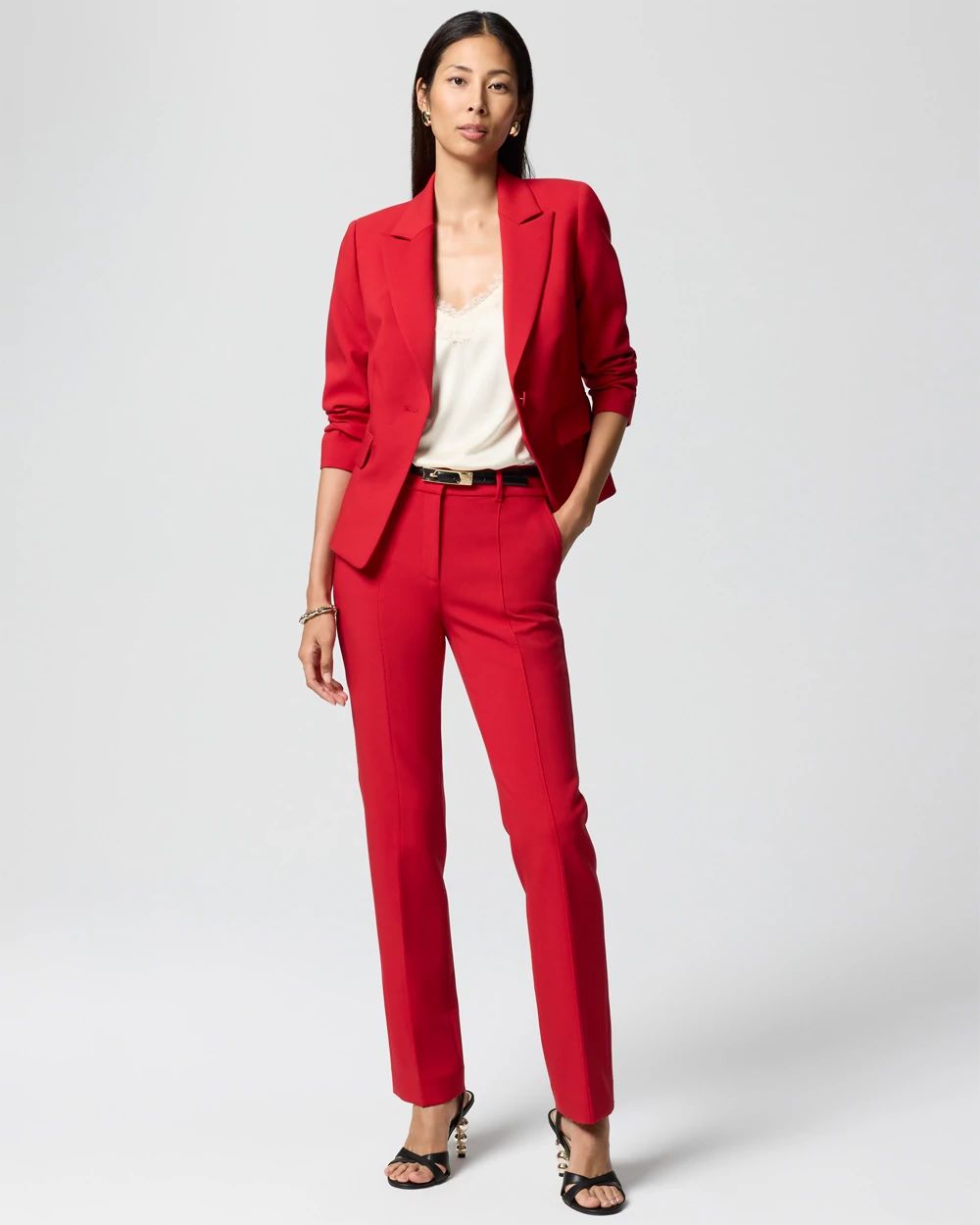 Luxe Stretch High-Rise Zoey Straight Pant