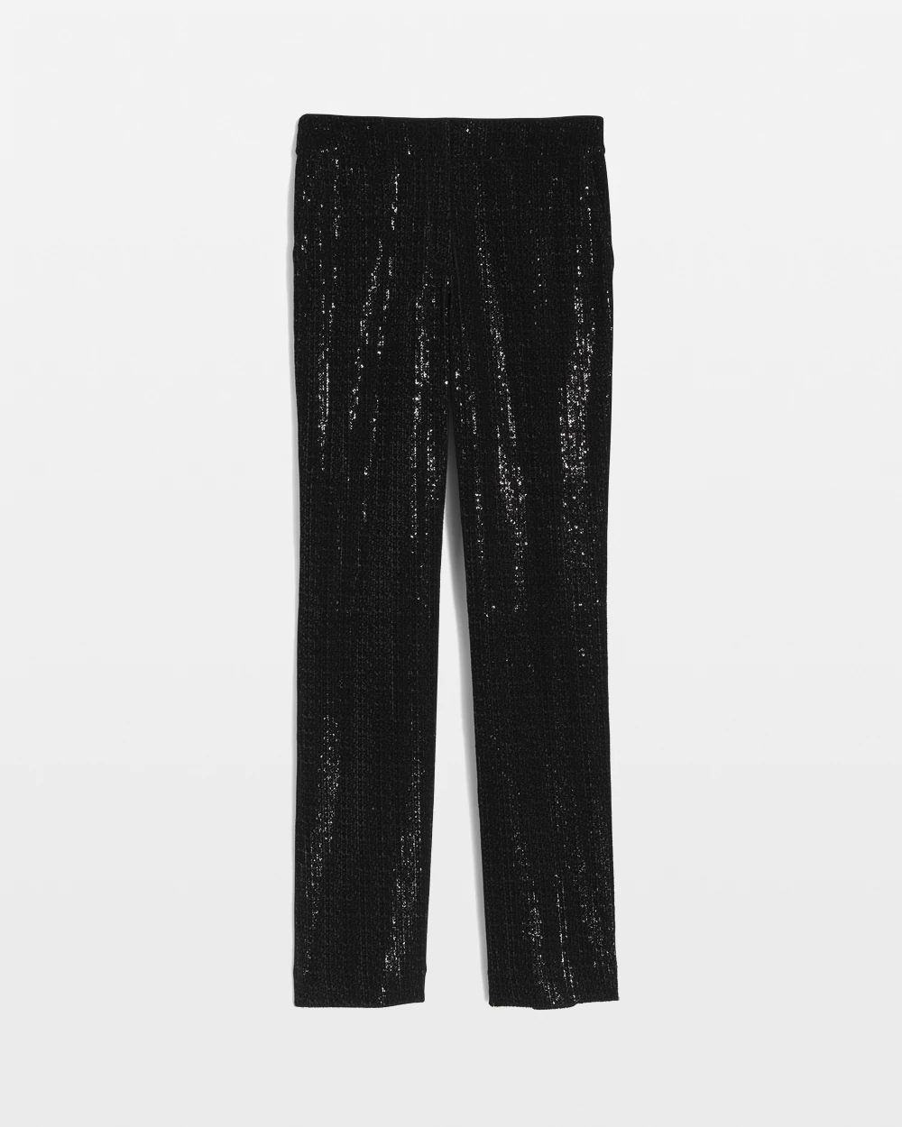 Zoey Sequin Velvet Straight Pant click to view larger image.