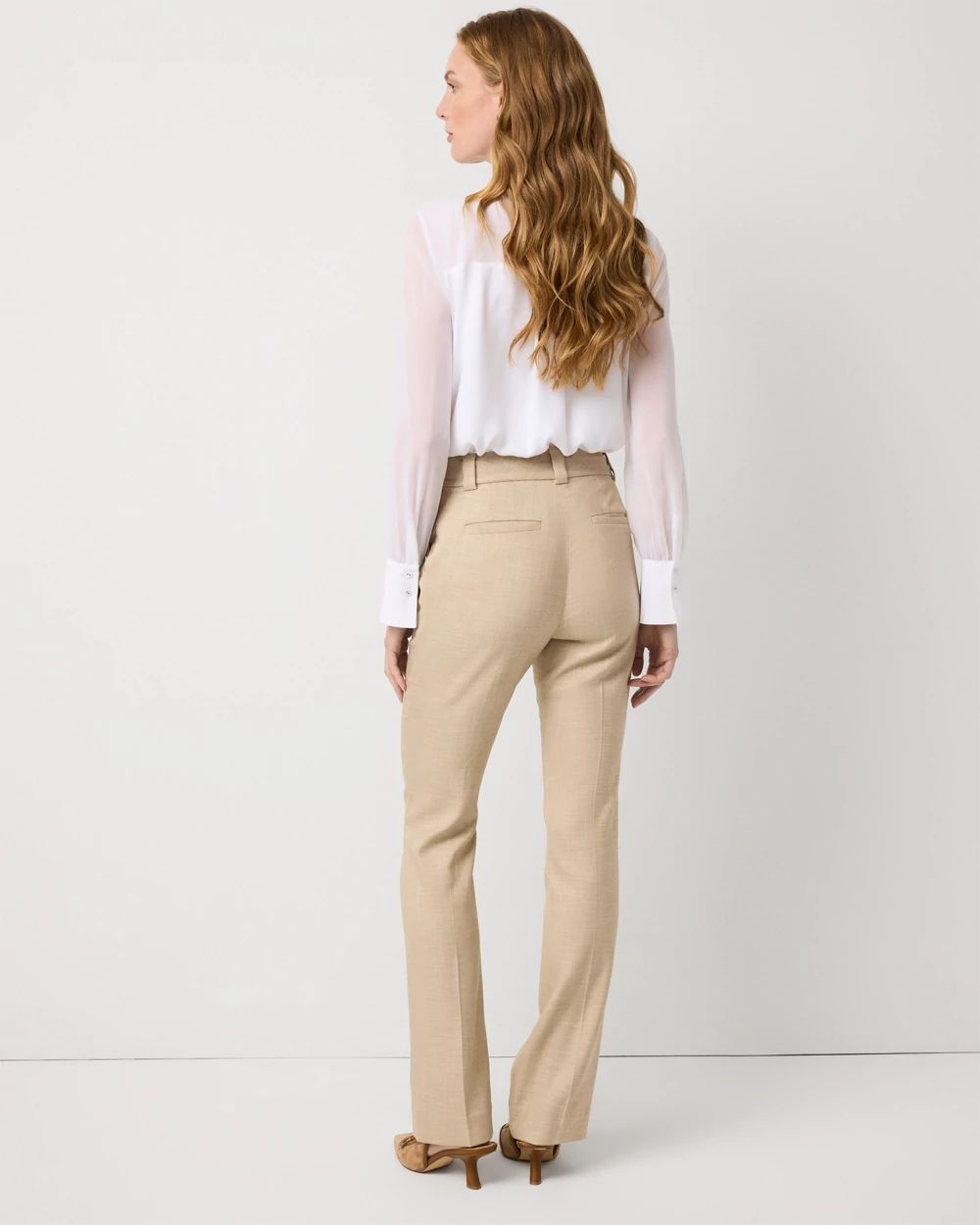 Crosshatch High-Rise Blake Bootcut Pant