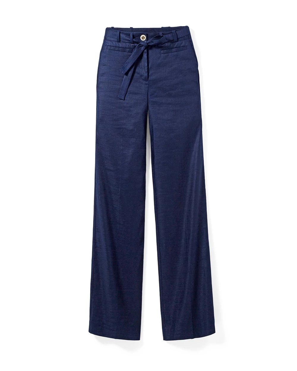 Linen Wide Leg Trousers