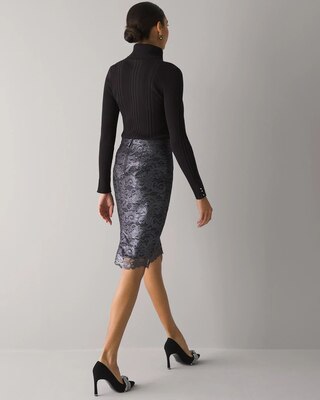 Lace Pencil Skirt
