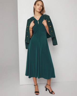 Short Sleeve Keyhole Dress click to view larger image.