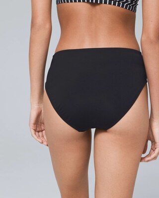 High-Waist Wrap Bikini Swim Bottom