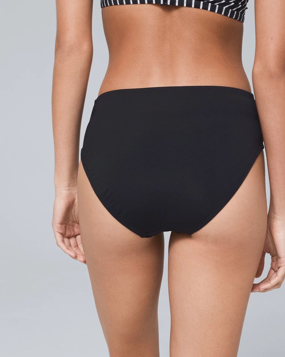 High-Waist Wrap Bikini Swim Bottom