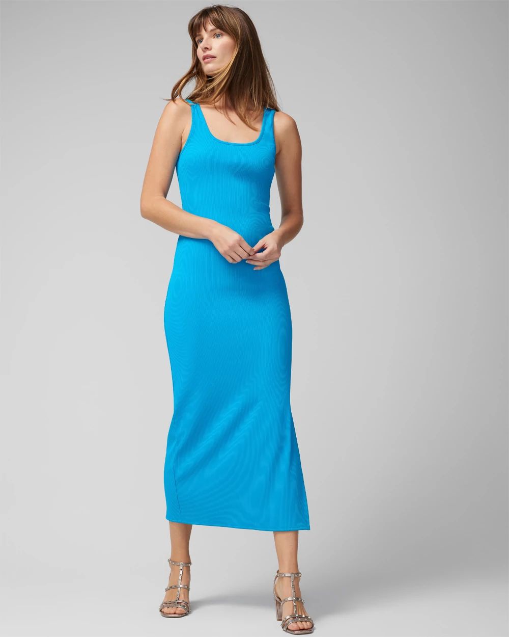WHBM® FORME Rib Scoopneck Dress