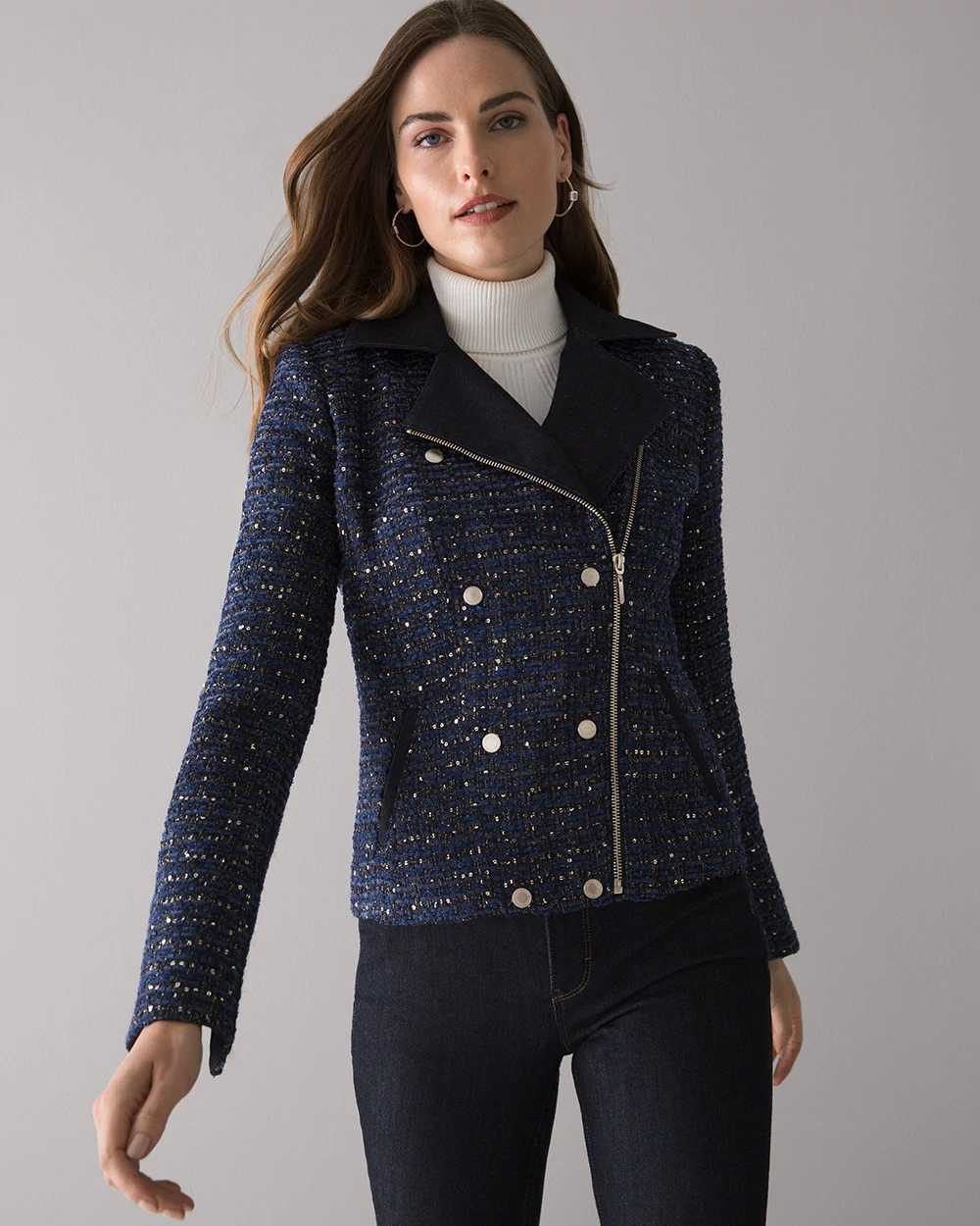 Tweed Moto Jacket