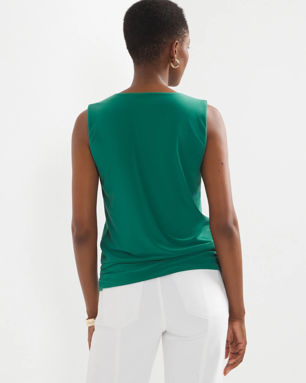 Beaded Matte Jersey Tank - image 4