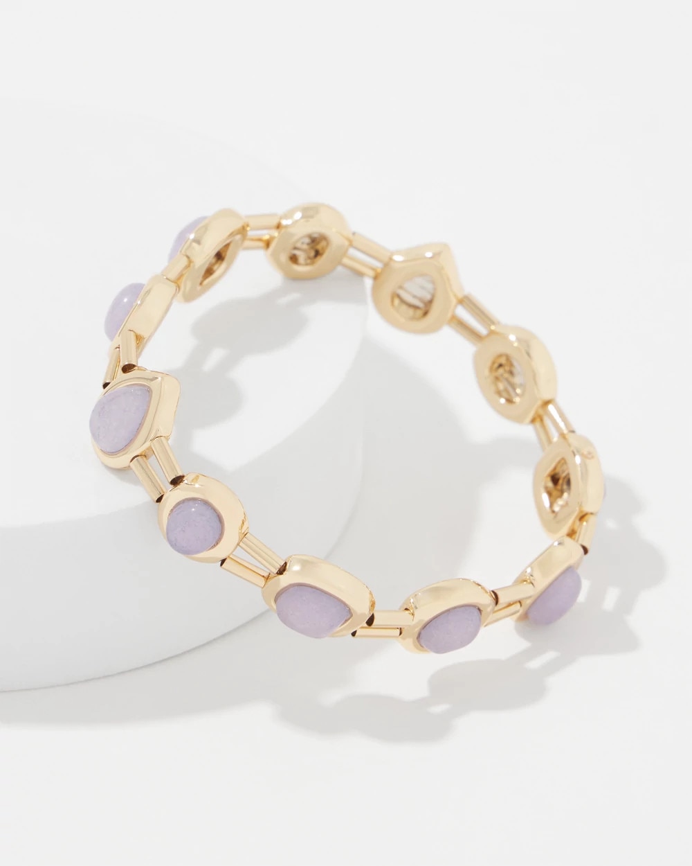 Dyed Jade Stretch Bracelet