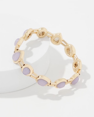 Dyed Jade Stretch Bracelet click to view larger image.