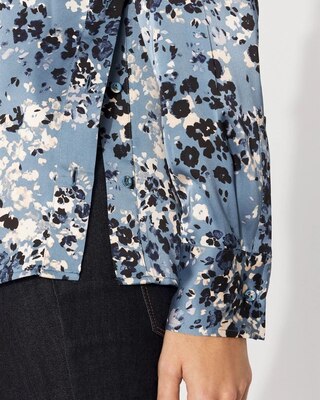 Relaxed Utility Satin Shirt click to view larger image.