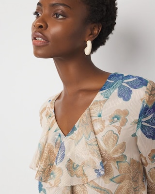 Romantic Ruffle Blouse click to view larger image.