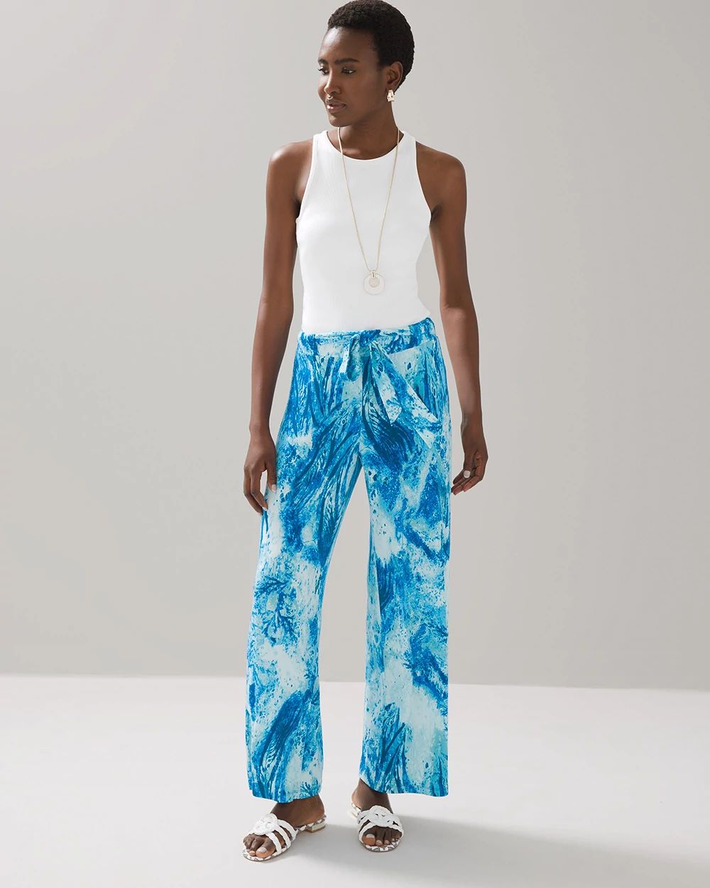 Tie dye wide leg pants cheap