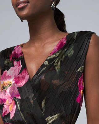 Floral Burnout Midi Dress