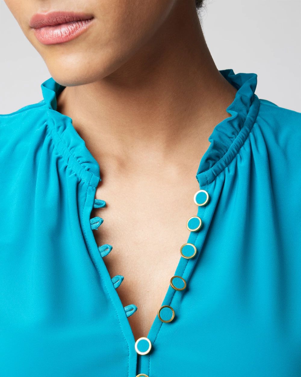 Matte Jersey Button-Front Tank