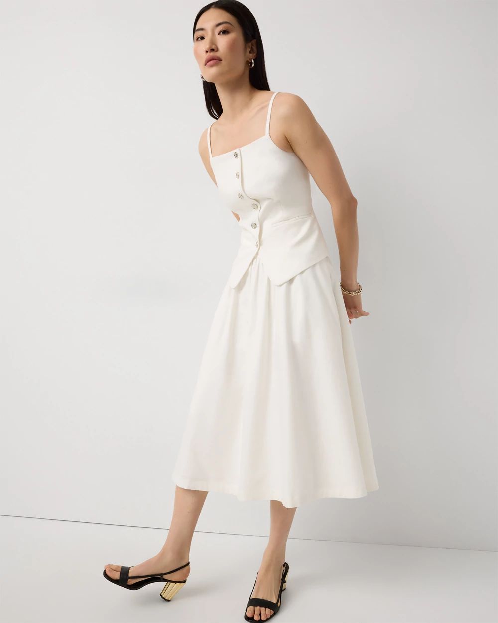 A-line Midi Skirt click to view larger image.