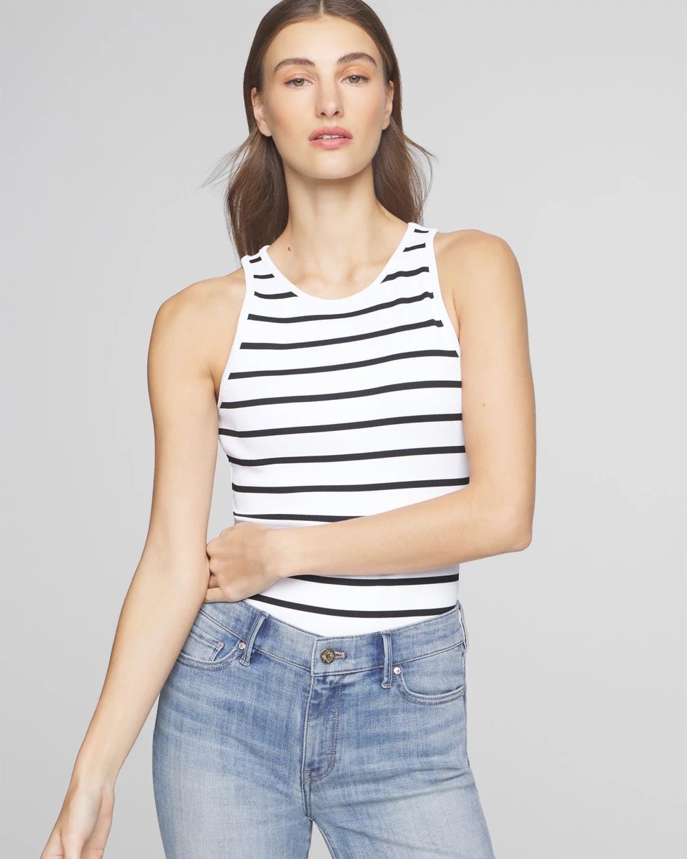 WHBM FORME™ Ribbed Stretch Tank