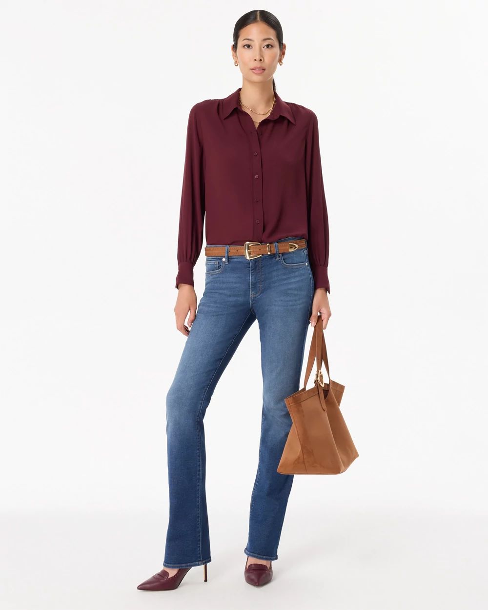 Mid-Rise Bootcut Ease Jean