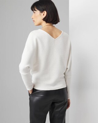 V-Neck Chenille Pullover click to view larger image.