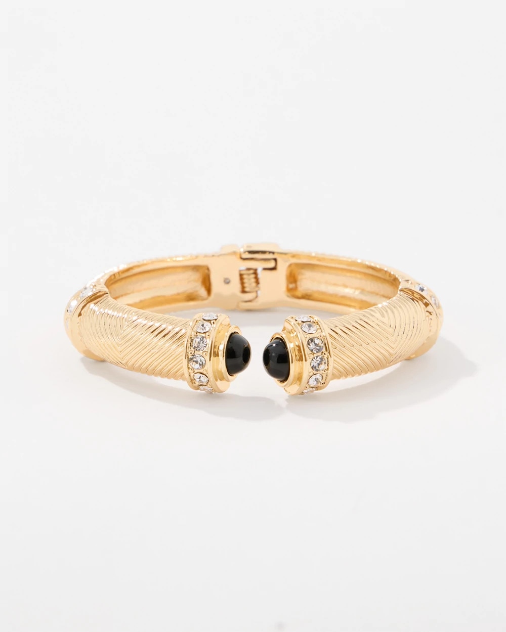 Black Cap Hinge Bracelet - image 2