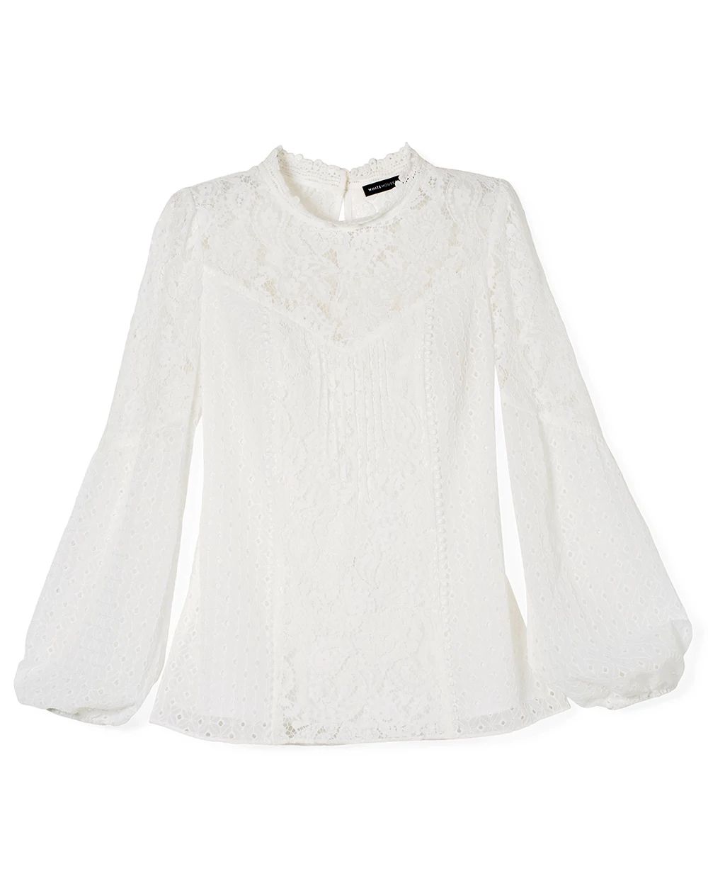 Mixed Lace Blouse