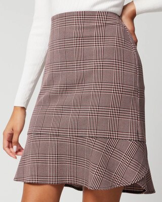 Plaid Mermaid Boot Skirt
