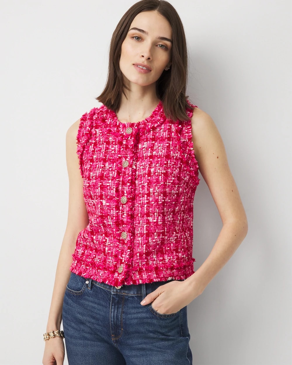 Tweed Vest