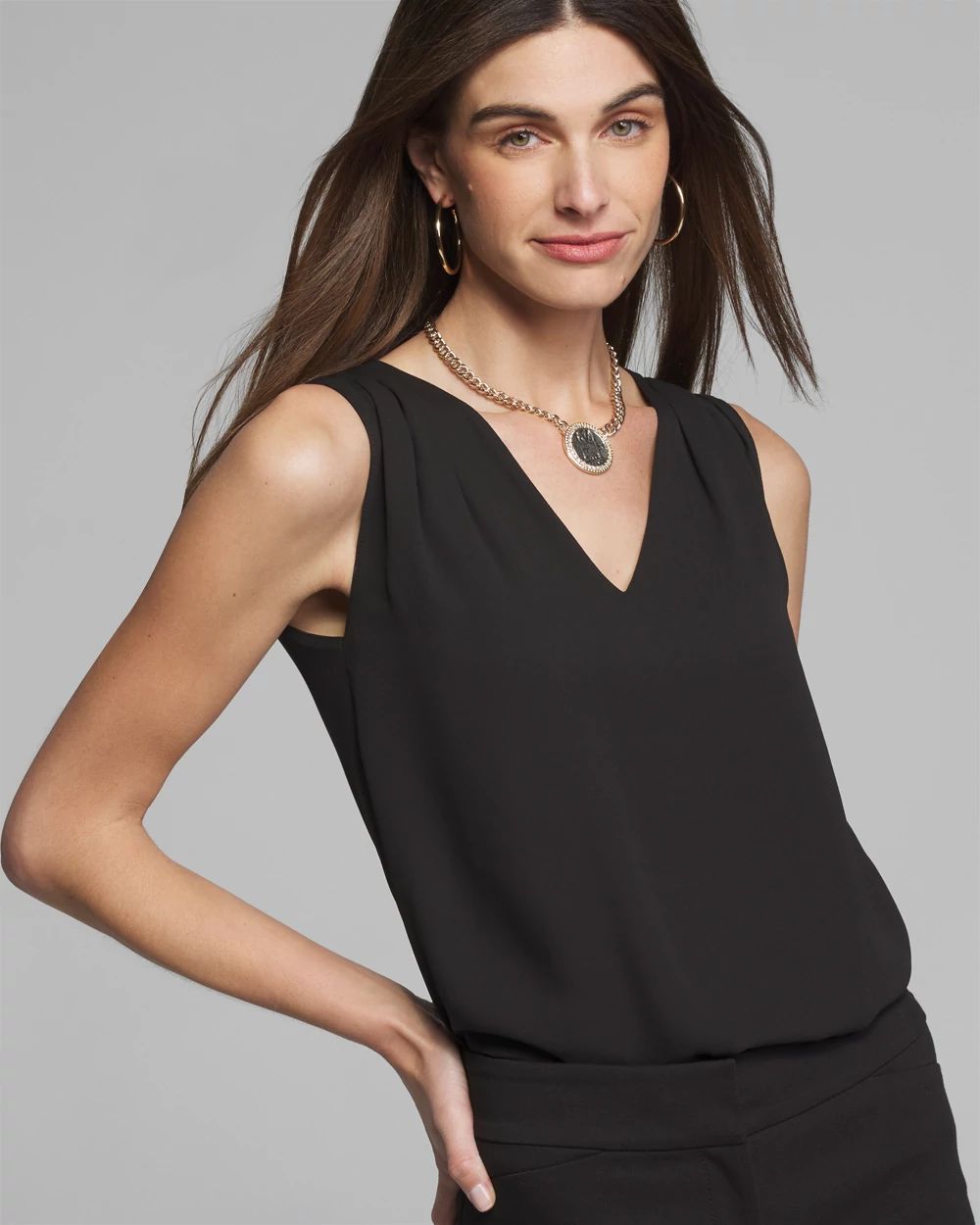 Outlet WHBM V-Neck Shell
