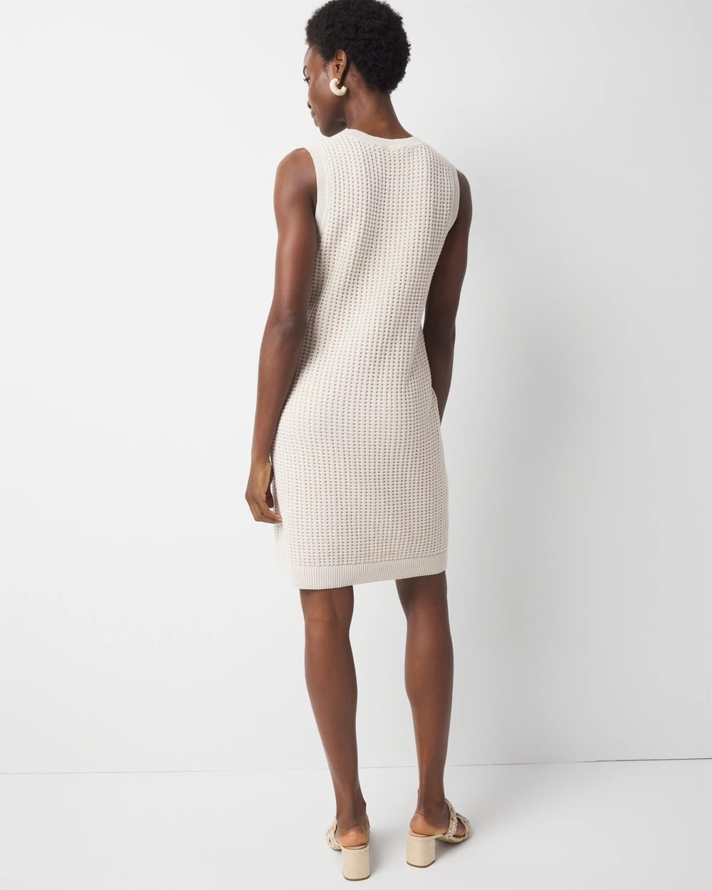 Sequin Crochet Mini Dress