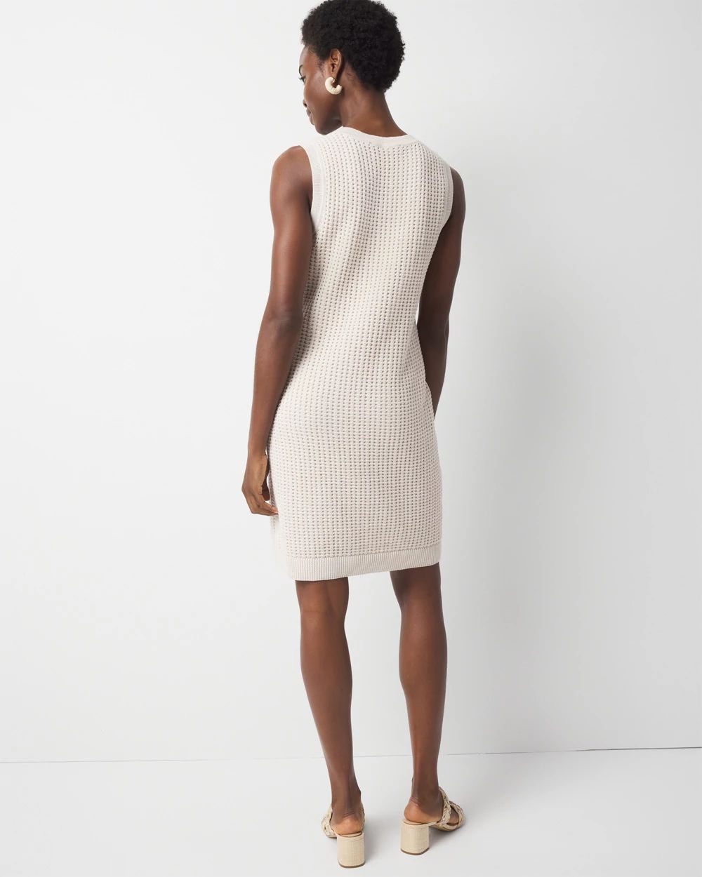Sequin Crochet Mini Dress