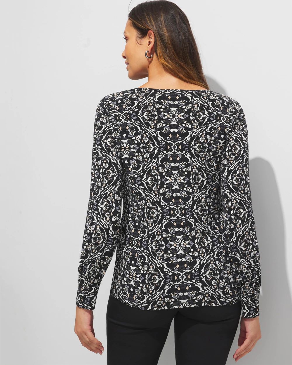Outlet WHBM Notch Neck Top