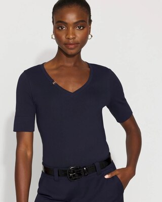 Elbow Sleeve Charm Tee