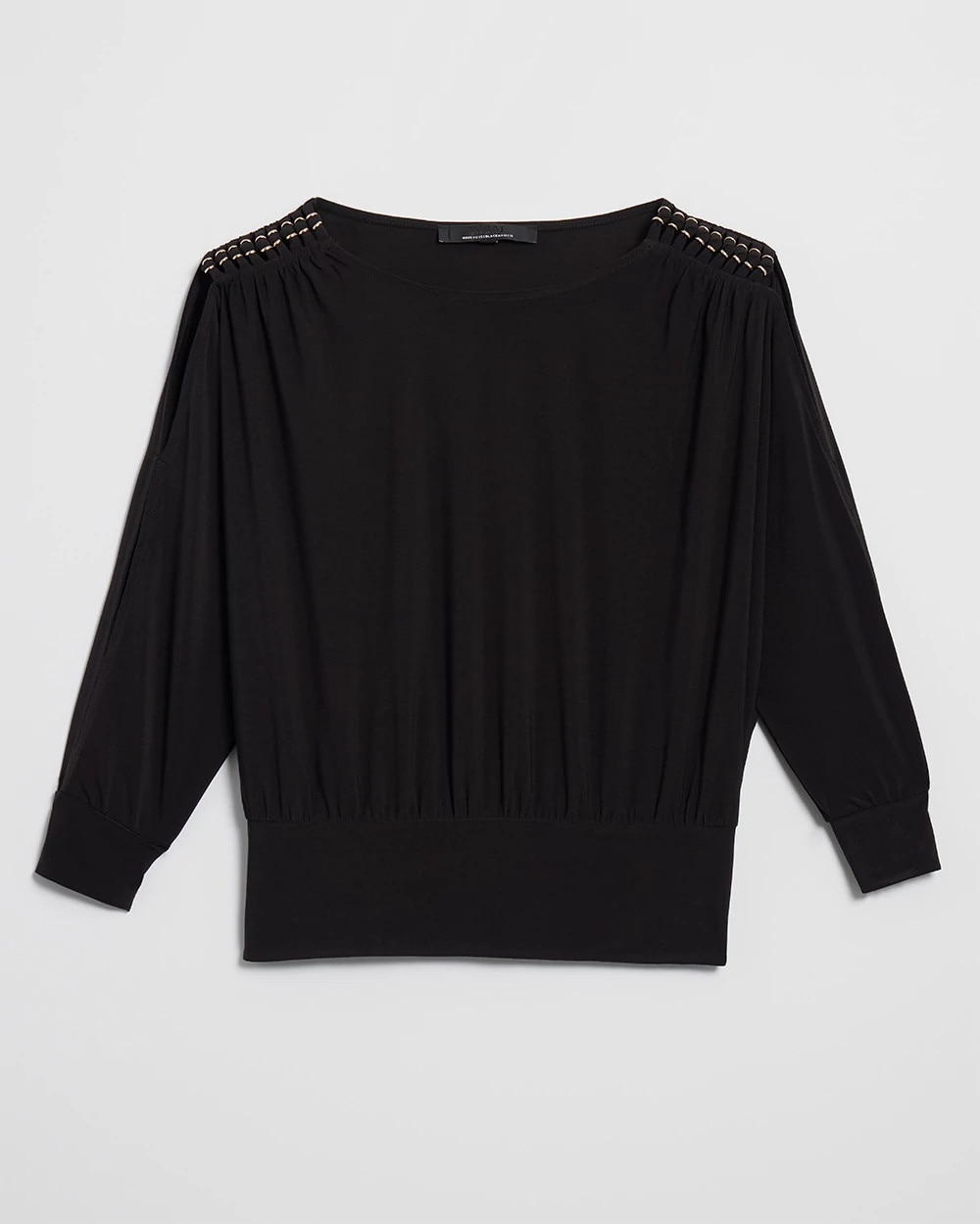 Matte Jersey Split Sleeve Top - image 4