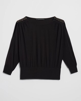 Matte Jersey Split Sleeve Top