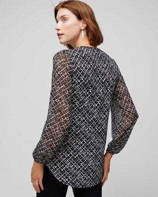 Long Sleeve Matte Jersey Tunic click to view larger image.