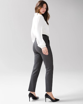 WHBM® Elle Slim Ankle Pant Comfort Stretch Pant click to view larger image.