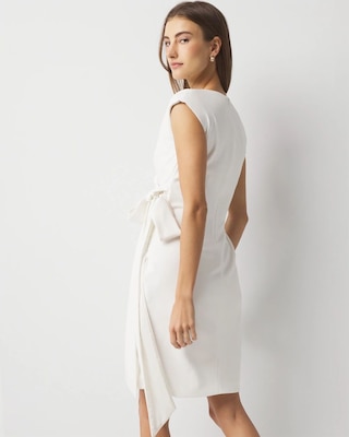 Faux Wrap Mini Dress click to view larger image.