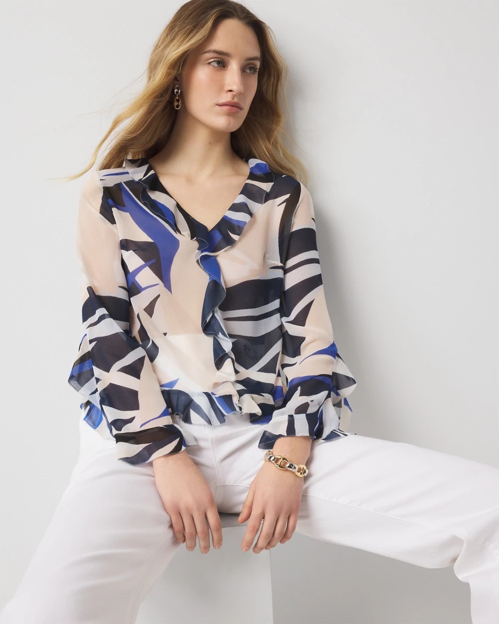 Ruffle Blouse - image 2