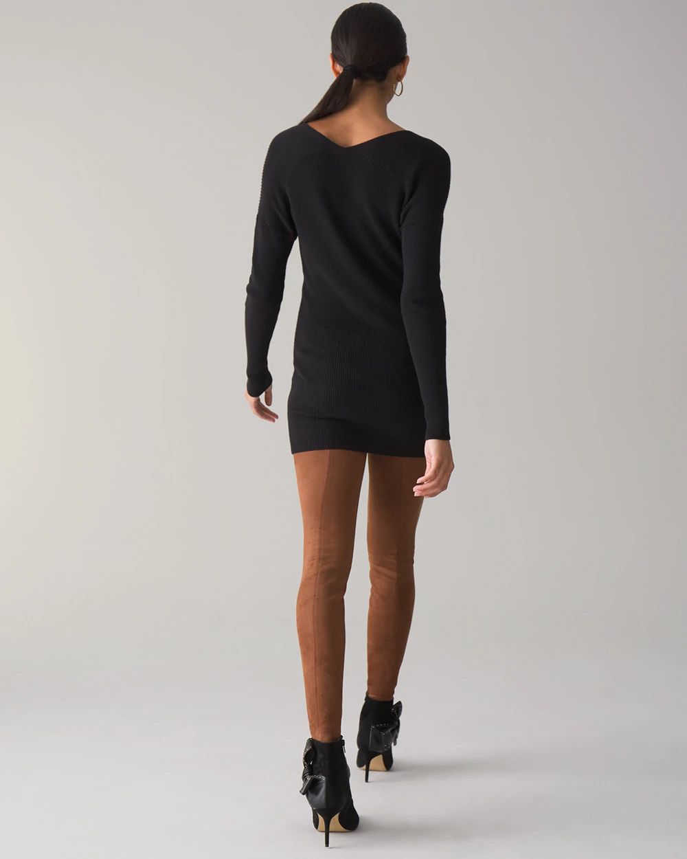 Vegan Suede WHBM® Runway Legging