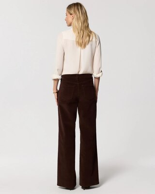 Petite High-Rise Wide Leg Corduroy Jeans click to view larger image.