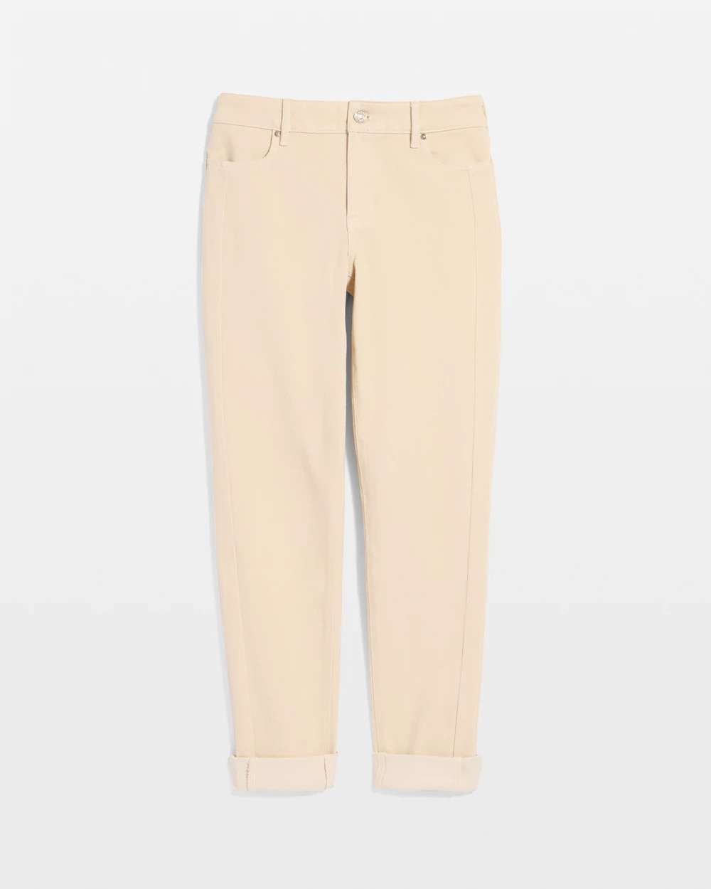 Mid Rise Girlfriend Ankle Jean