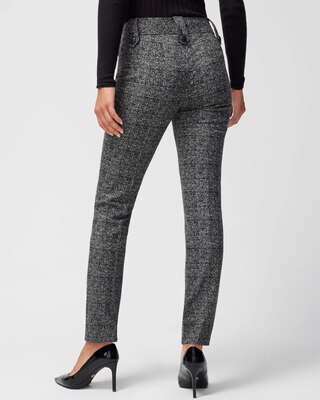 WHBM® Jolie Glenn Plaid Button Straight Pant