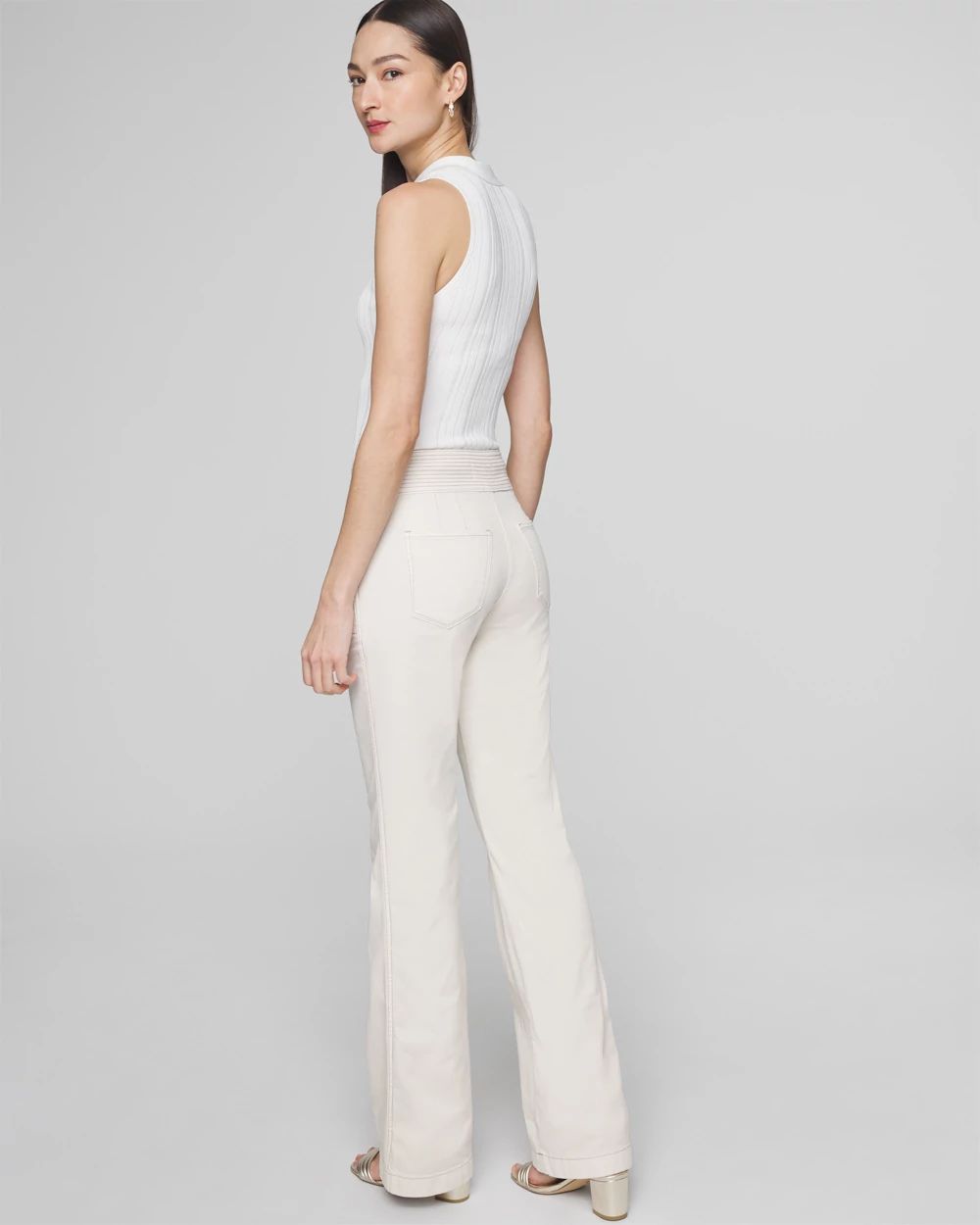 Extra High-Rise Pret Trapunto Trouser