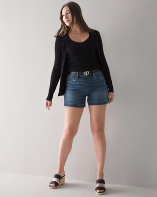 High-Rise Everyday Soft Denim 5-Inch Jean Shorts