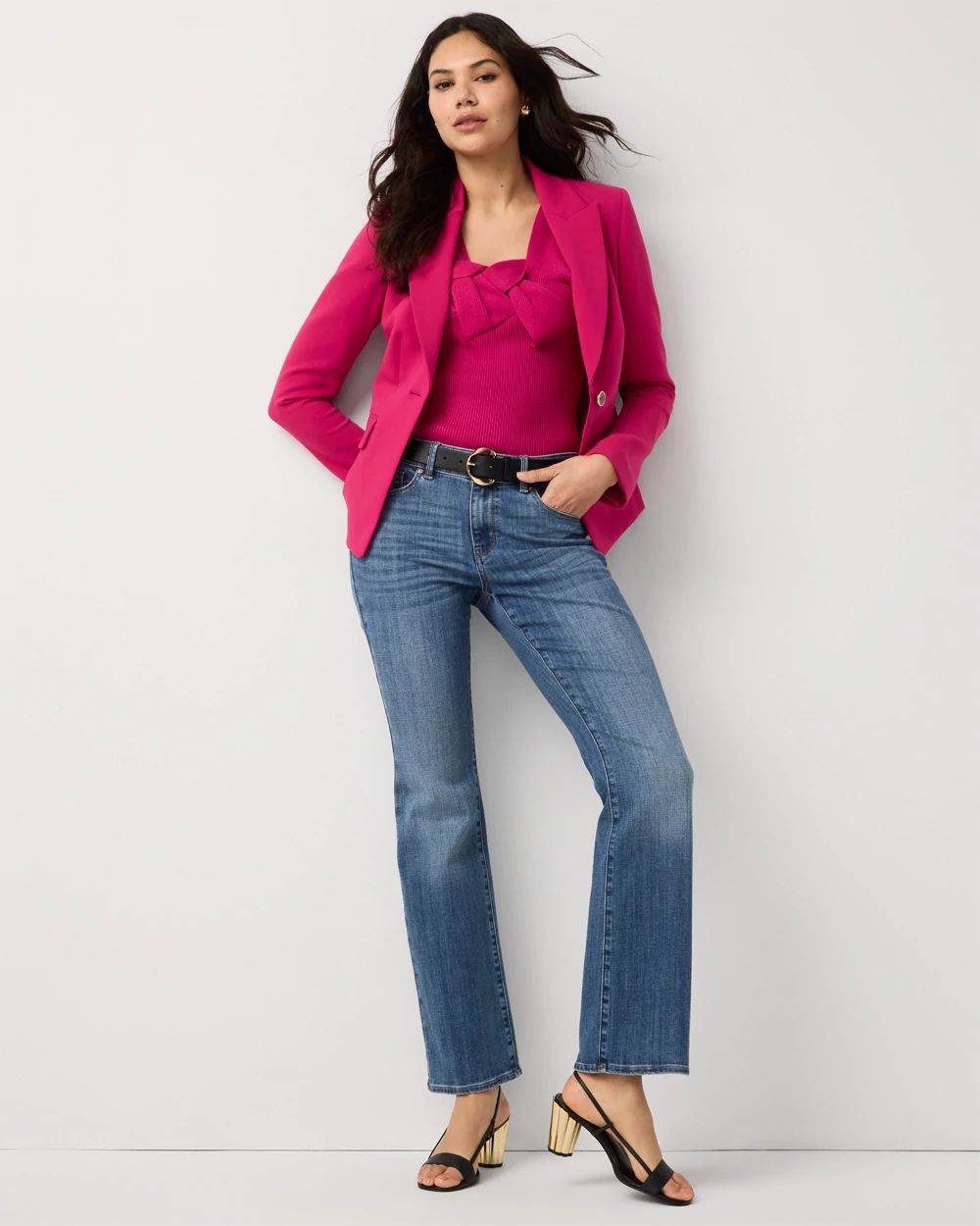 Twist Front Rib Knit Tank click to view larger image.