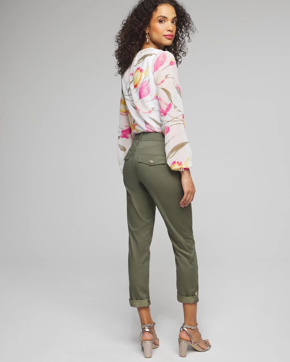 Outlet WHBM Utility Crop Pants