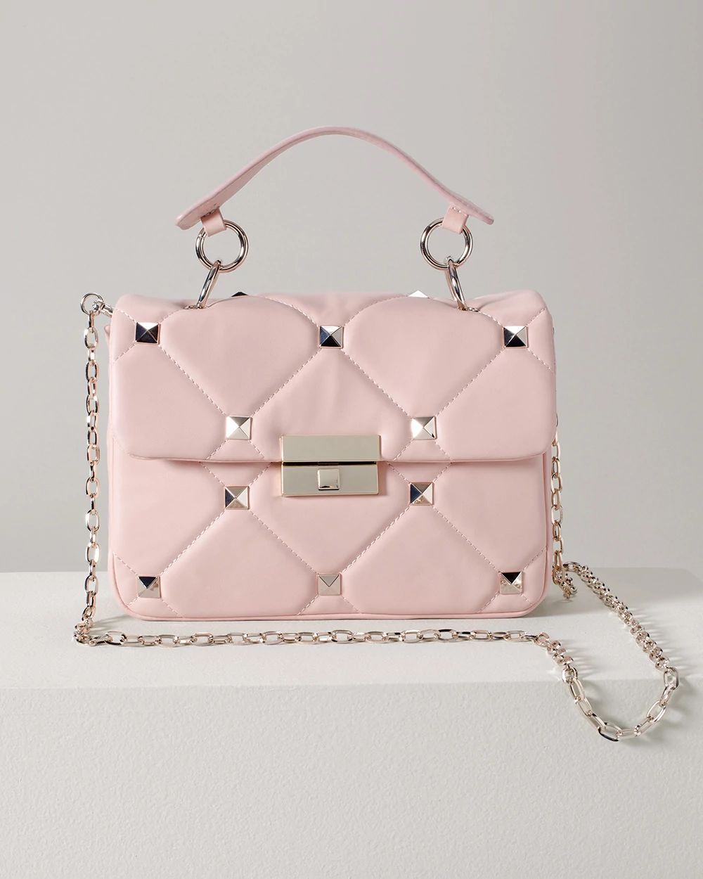 Quilted Stud Bag