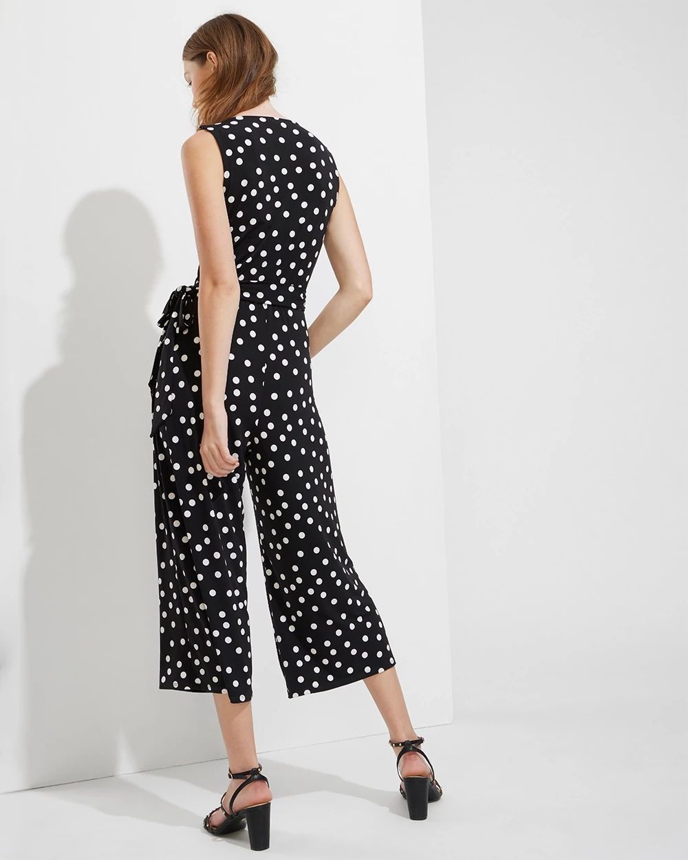 Outlet WHBM Surplice Crop Jumpsuit