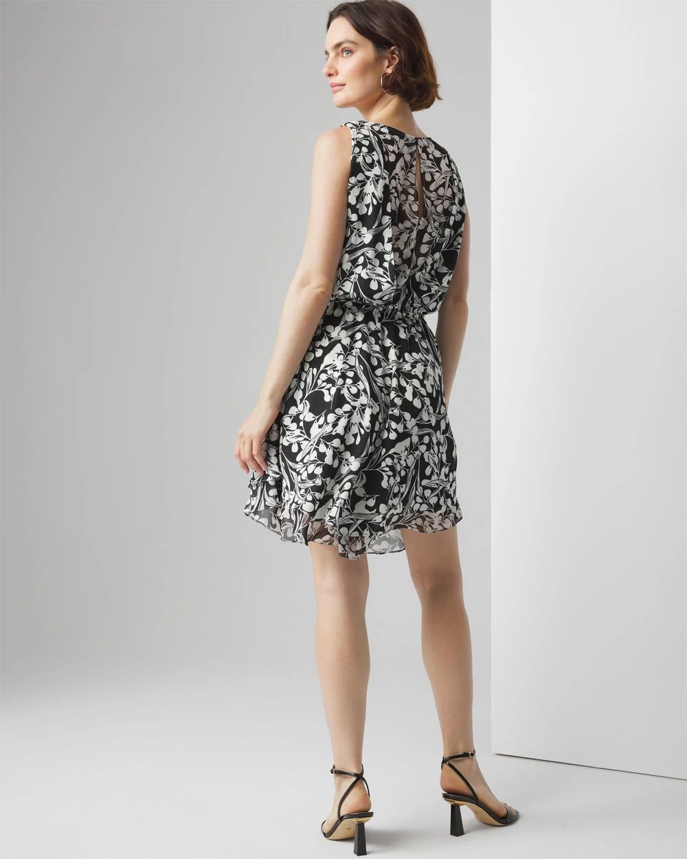 V-Neck Mini Dress click to view larger image.
